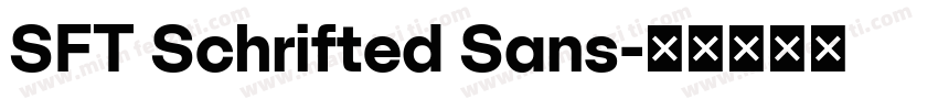SFT Schrifted Sans字体转换